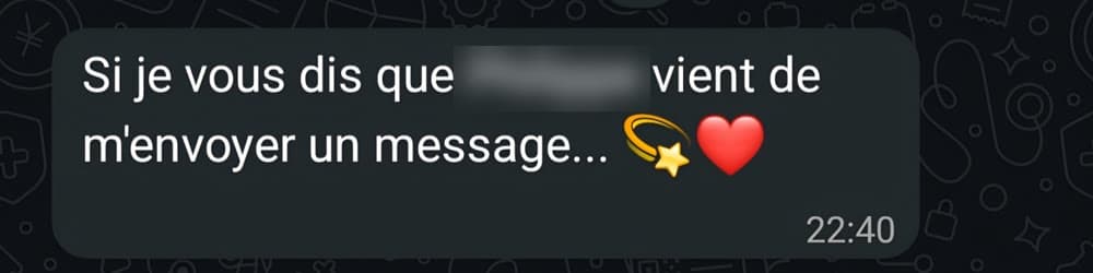 Message d'une consultante à Suzan